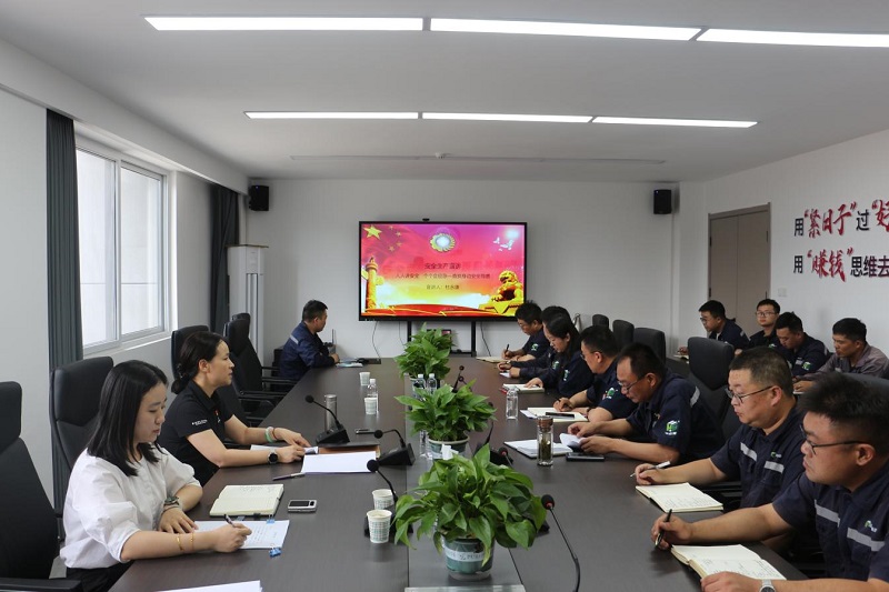 杜永康到韓城昇隆公司開展安全生產專題宣講