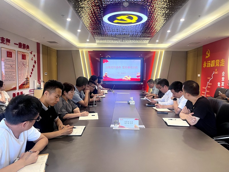 智引公司黨總支開(kāi)展黨紀(jì)學(xué)習(xí)教育專題黨課